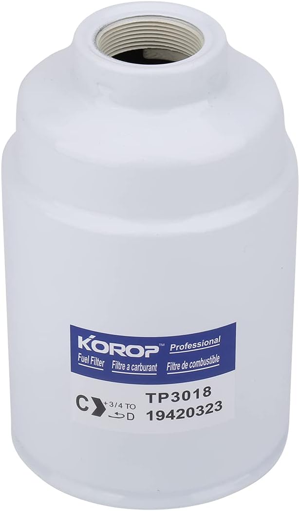 KOROP 6.6 Duramax Fuel Filter Replaces# TP3018 Fits for 2001-2016 Chevy Silverado & GMC Sierra ,for 2012-2016 Express & Savana, 6.6L Duramax Diesel Engine